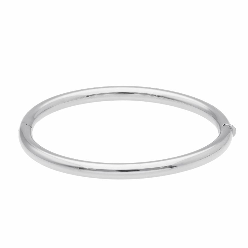 Φωτογραφία από White gold oval bracelet with clasp k14(code S205094)