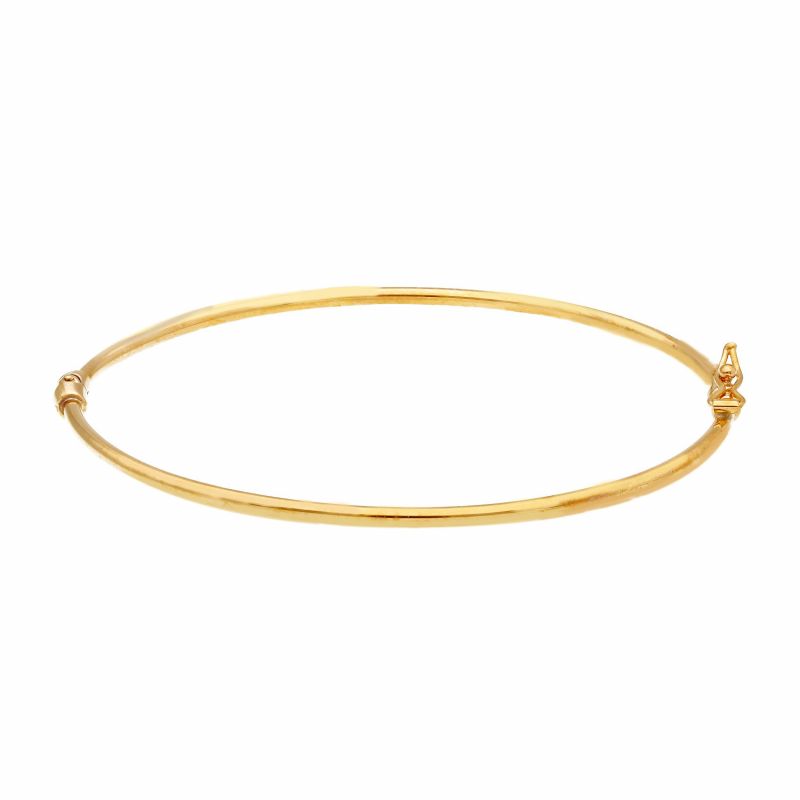 Φωτογραφία από Golden oval bracelet with clasp k14  (codeS205129)