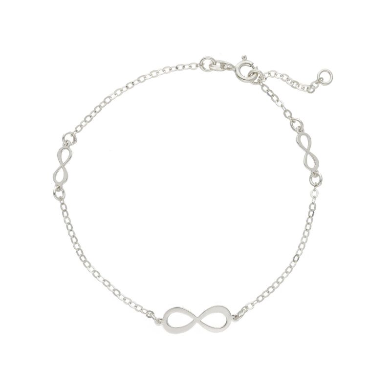 Φωτογραφία από Bracciale in oro bianco k9 Infinito (code S216792)