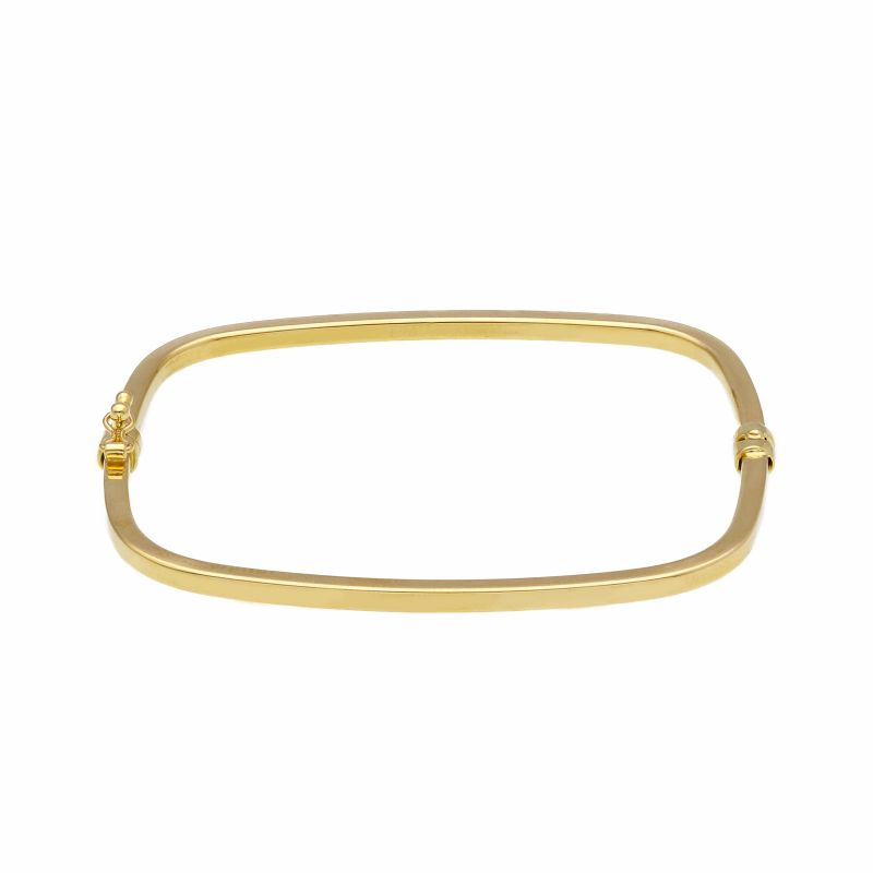 Φωτογραφία από Golden parallelogram bracelet with clasp k14  (code S219993)