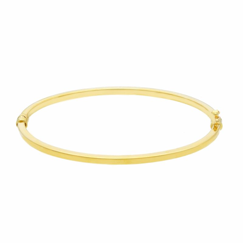 Φωτογραφία από Rose gold oval bracelet with clasp k14 (code S219994)