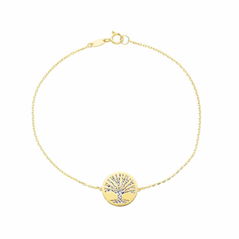 Φωτογραφία από Bracciale albero della vita in oro giallo k9   (code S248842)