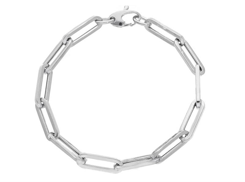 Φωτογραφία από Bracciale  in oro Bianco k14 satinato  (code S266567)