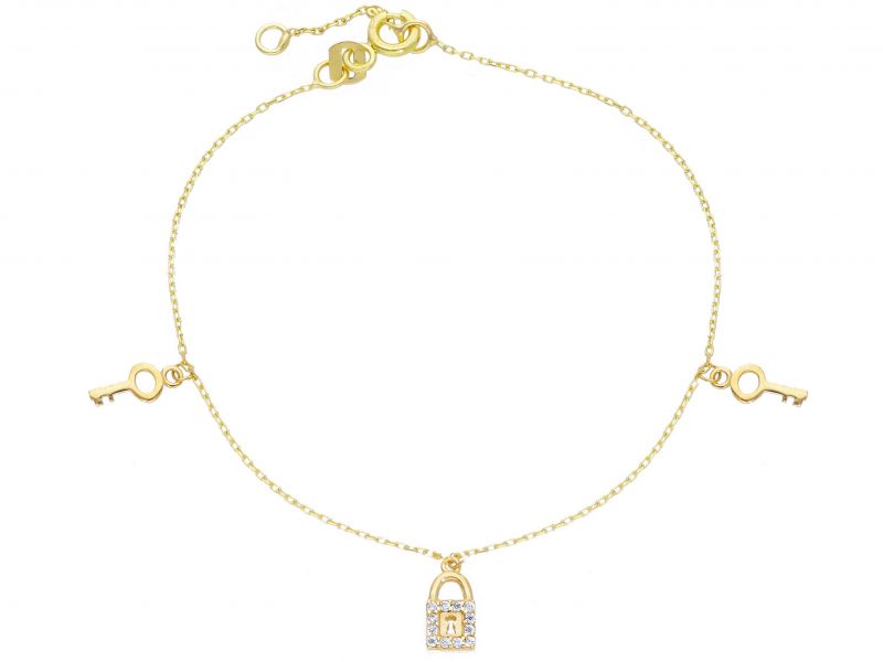 Φωτογραφία από Bracciale Lucchetto & Chiavi in oro Giallo k9 (code S258437)