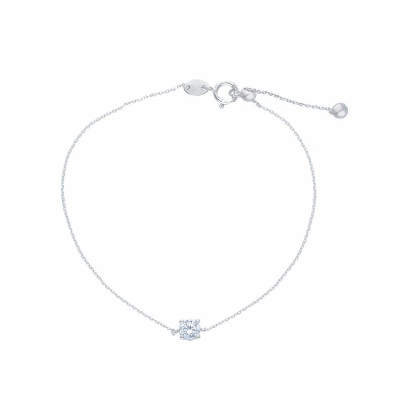 Φωτογραφία από White gold bracelet k9 with zircon (code S265210P)