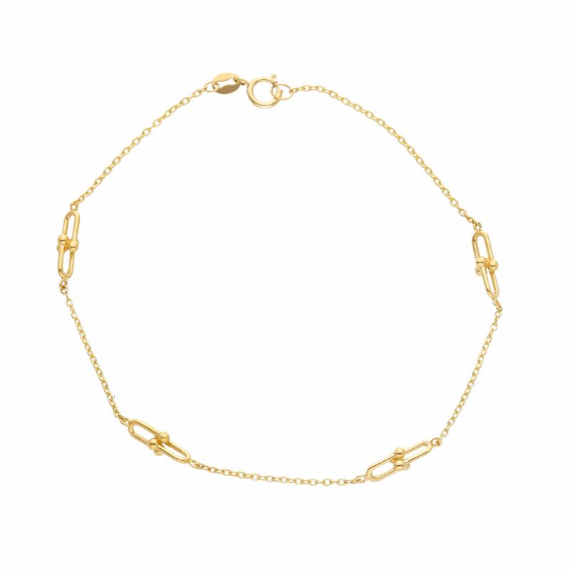 Φωτογραφία από Bracciale  in oro giallo k14 satinato  (code S276307)