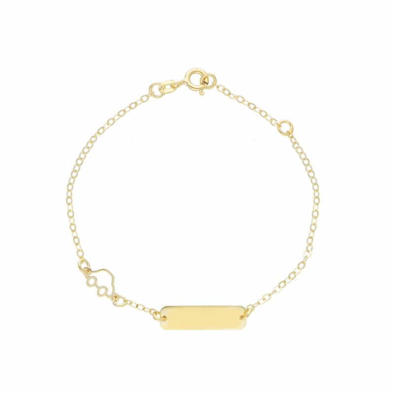 Φωτογραφία από Bracciale -Targa e macchina in oro giallo k9  (code  S278045)