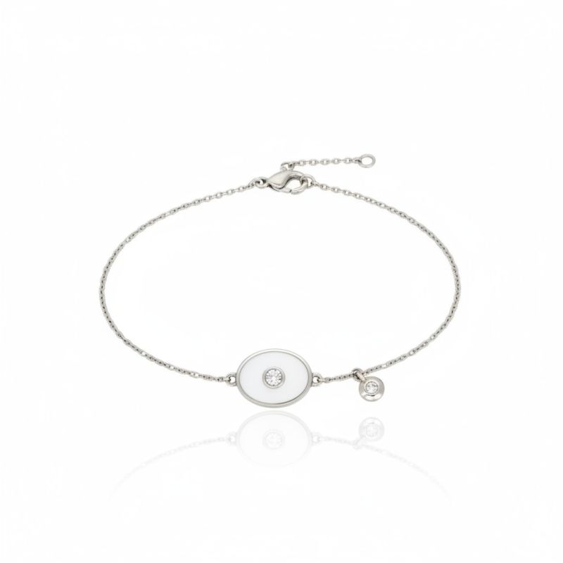 Φωτογραφία από Bracciale in oro Bianco  k14 (code AL008220)