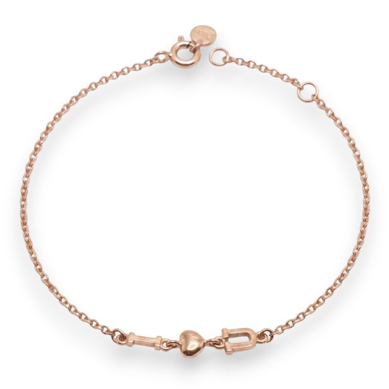 Φωτογραφία από Rose gold bracelet k9 I LOVE YOU (code AL2163)