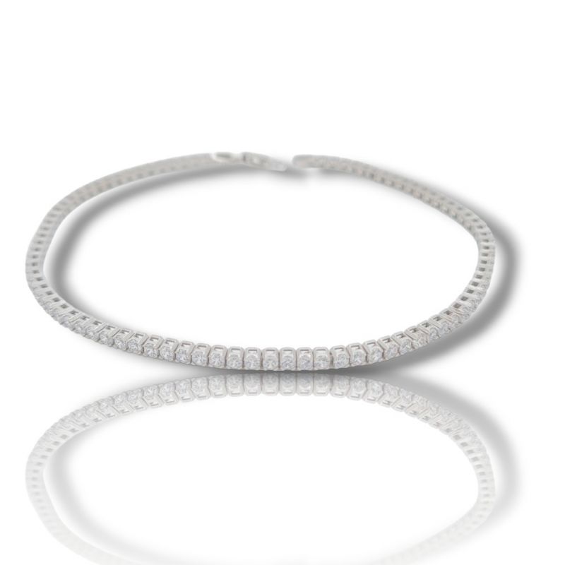 Φωτογραφία από Tennis in oro Bianco κ14.     2.0mm  (code AL2644)