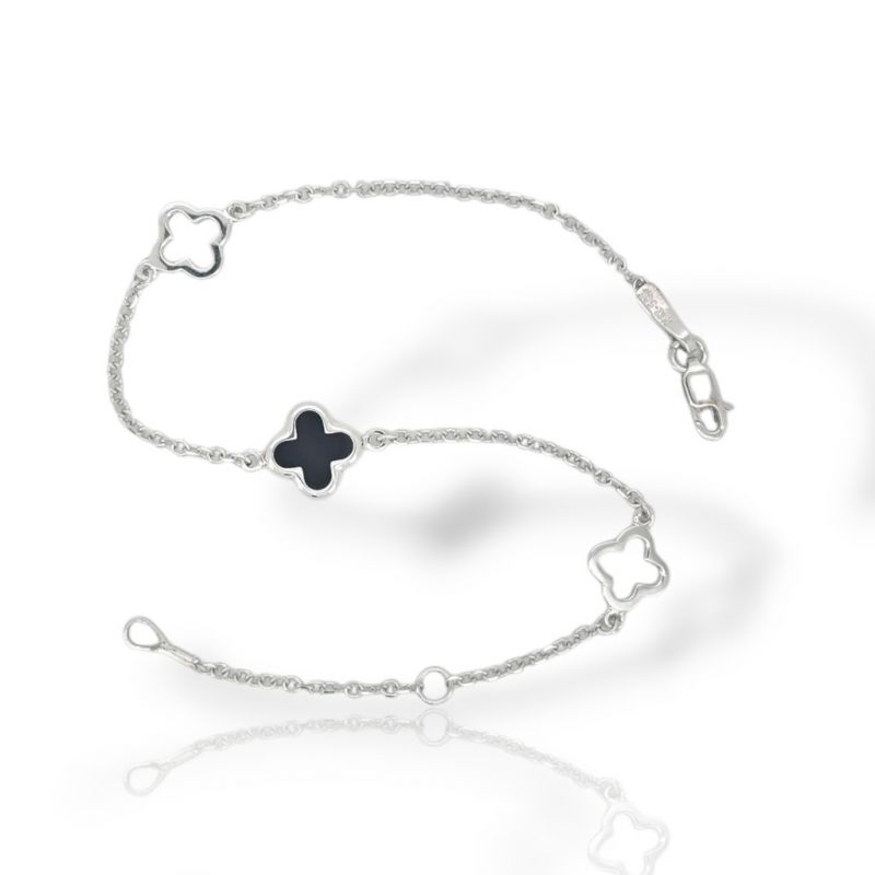 Φωτογραφία από White gold bracelet k9 with 3 crosses  (code AL2770)