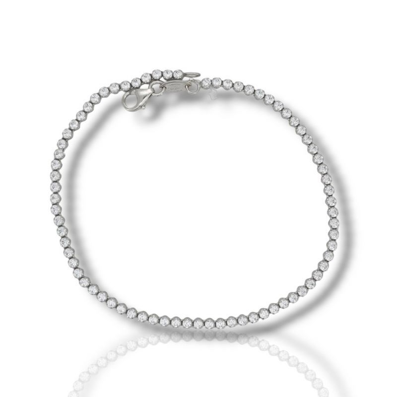 Φωτογραφία από White gold riviera bracelet 2.0mm (code AL2831)