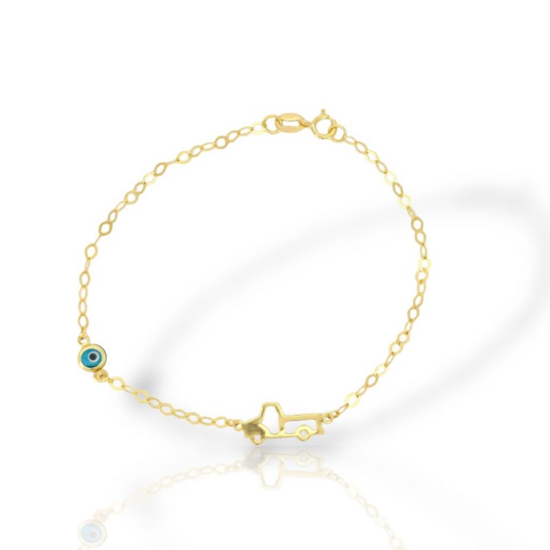 Φωτογραφία από Bracciale in oro giallo k9 con camioncino (code AL2831)