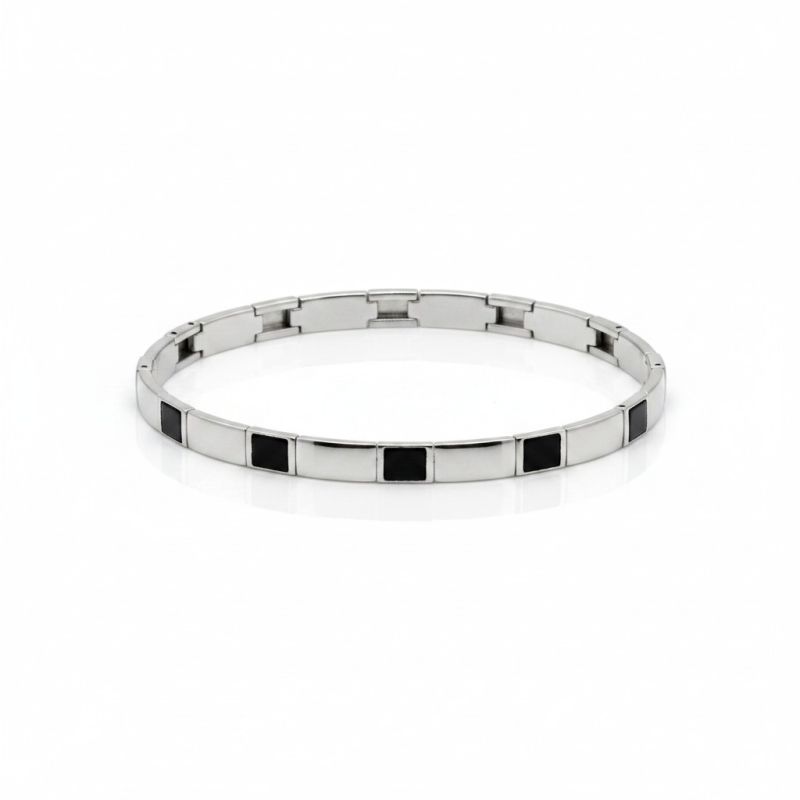 Φωτογραφία από 14k white gold bracelet (code M2932)