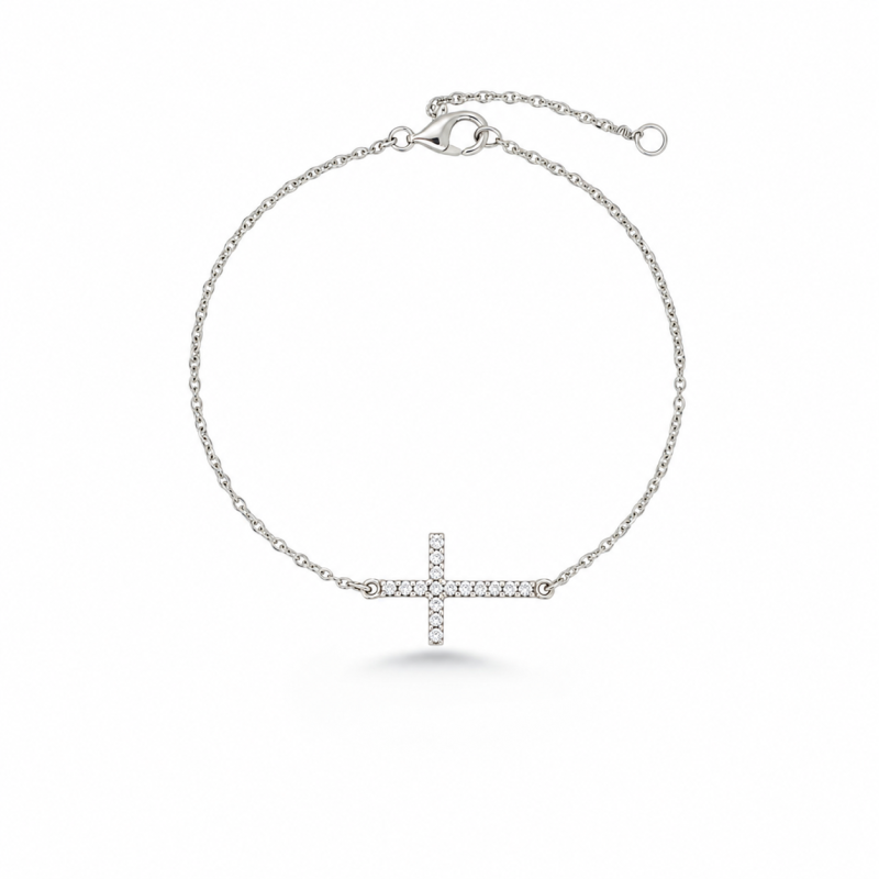 Φωτογραφία από Bracciale in oro Bianco  k9  (code AL2919)