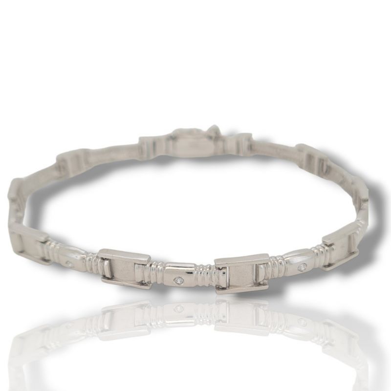 Φωτογραφία από Bracciale in oro bianco k14 (code M2647)