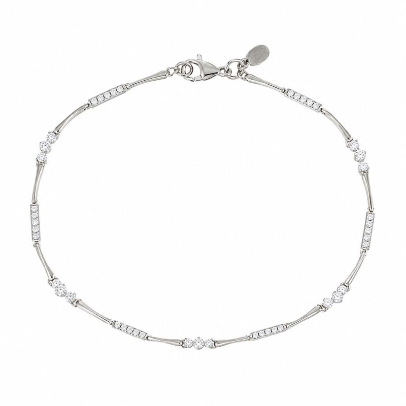 Φωτογραφία από 14k white gold bracelet (code M2906)