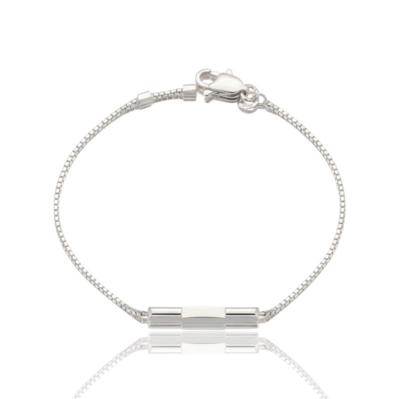 Φωτογραφία από Bracciale in oro bianco k14 (code N2587)