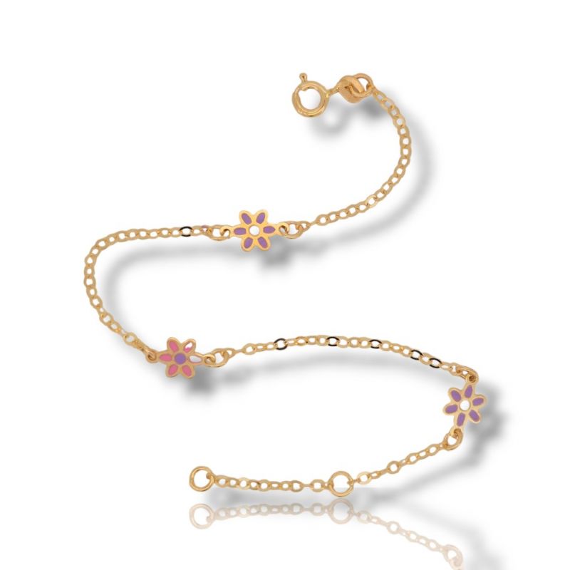 Φωτογραφία από Bracciale margherite in oro Giallo k14 (code N2713 )