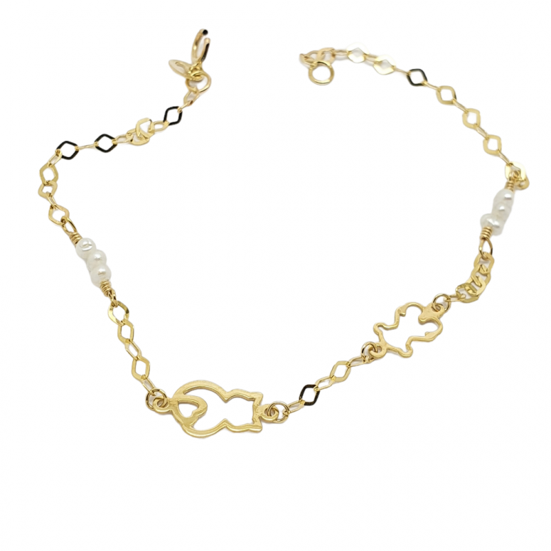 Φωτογραφία από Bracciale in oro giallo k9 con animali (code AL2079)